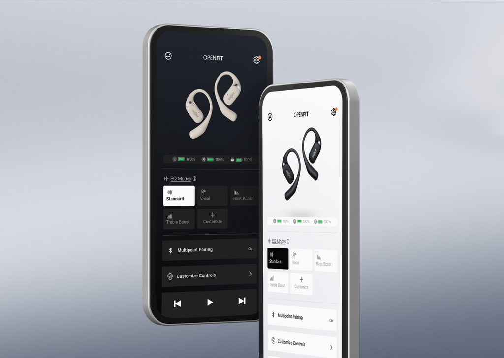 ¡Nueva versión de la app de Shokz actualizada con el lanzamiento de OpenFit!