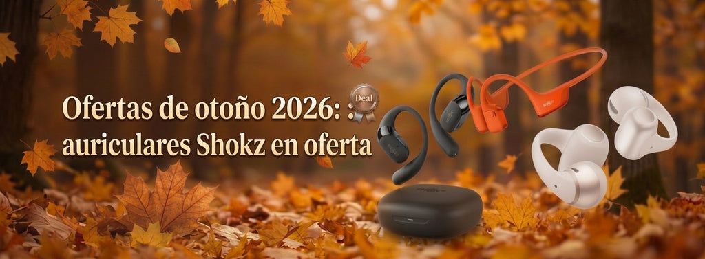 Ofertas de otoño 2026: las mejores ofertas de Shokz en auriculares de oído abierto