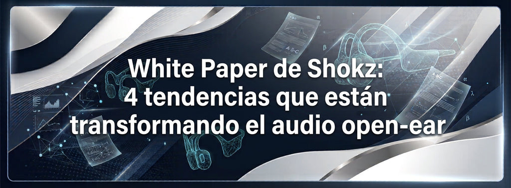 Shokz publica un nuevo white paper: cuatro tendencias que están dando forma al futuro de los auriculares open-ear