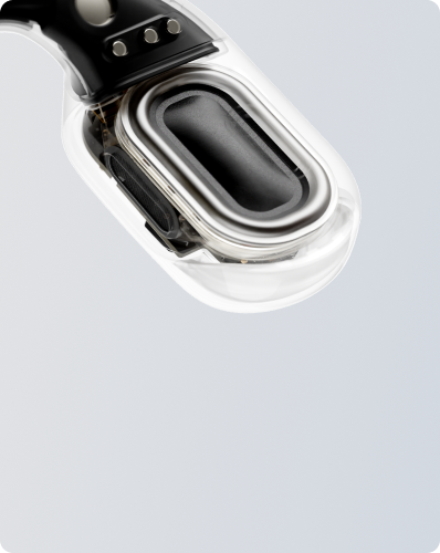  SHOKZ OpenFit - Auriculares Bluetooth inalámbricos con  micrófono, auriculares con ganchos para los oídos, resistentes al sudor,  carga rápida, tiempo de reproducción de 28 horas, compatible con iPhone :  Electrónica