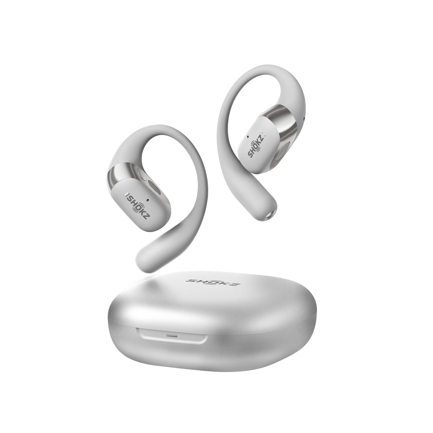 Gris Auriculares y Caja de Regalo