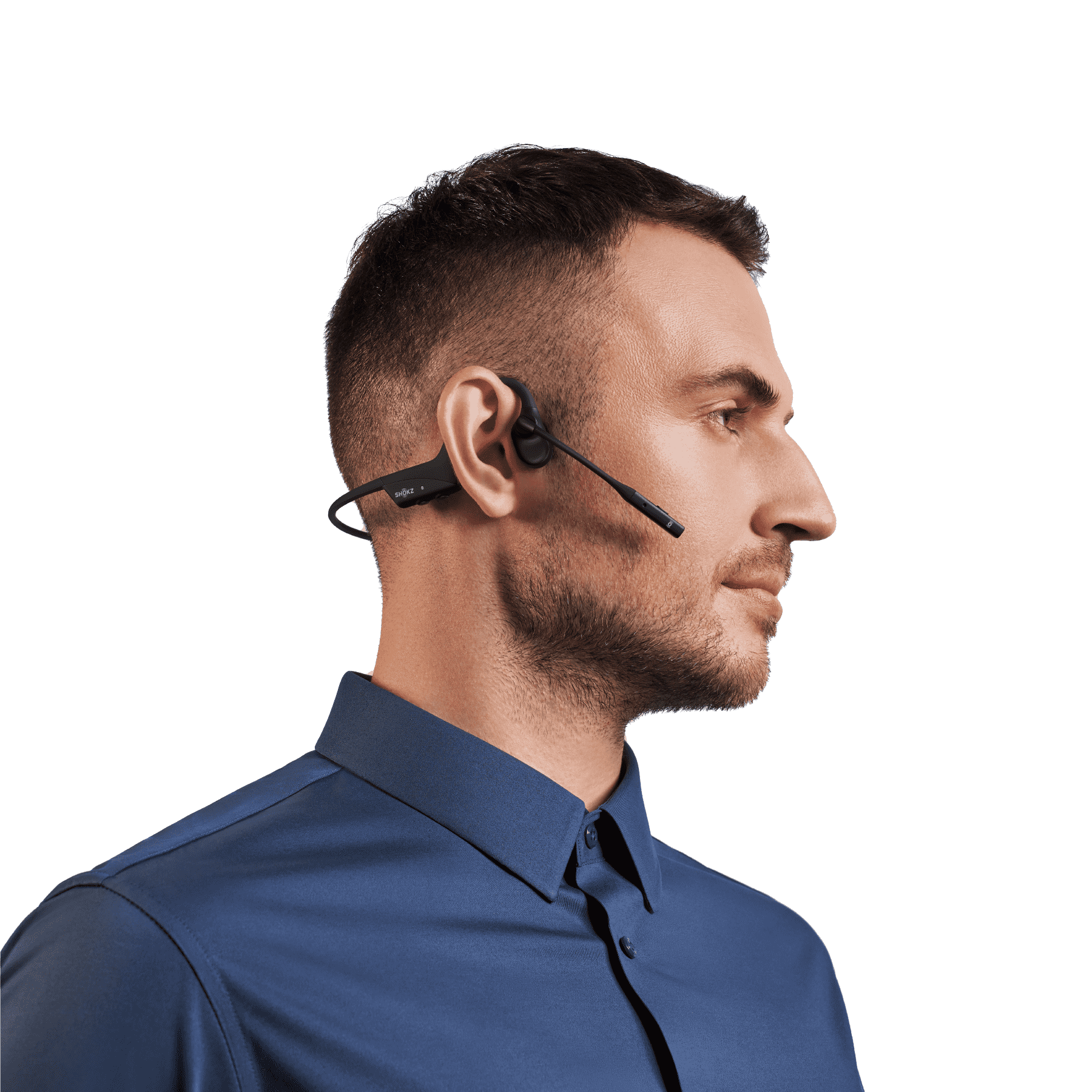  Blue Air - Auriculares Bluetooth de oreja abierta con micrófono  Boom, auriculares inalámbricos con cancelación de ruido con micrófono para  PC, Mac, laptop, auriculares de oficina y hogar en línea, batería